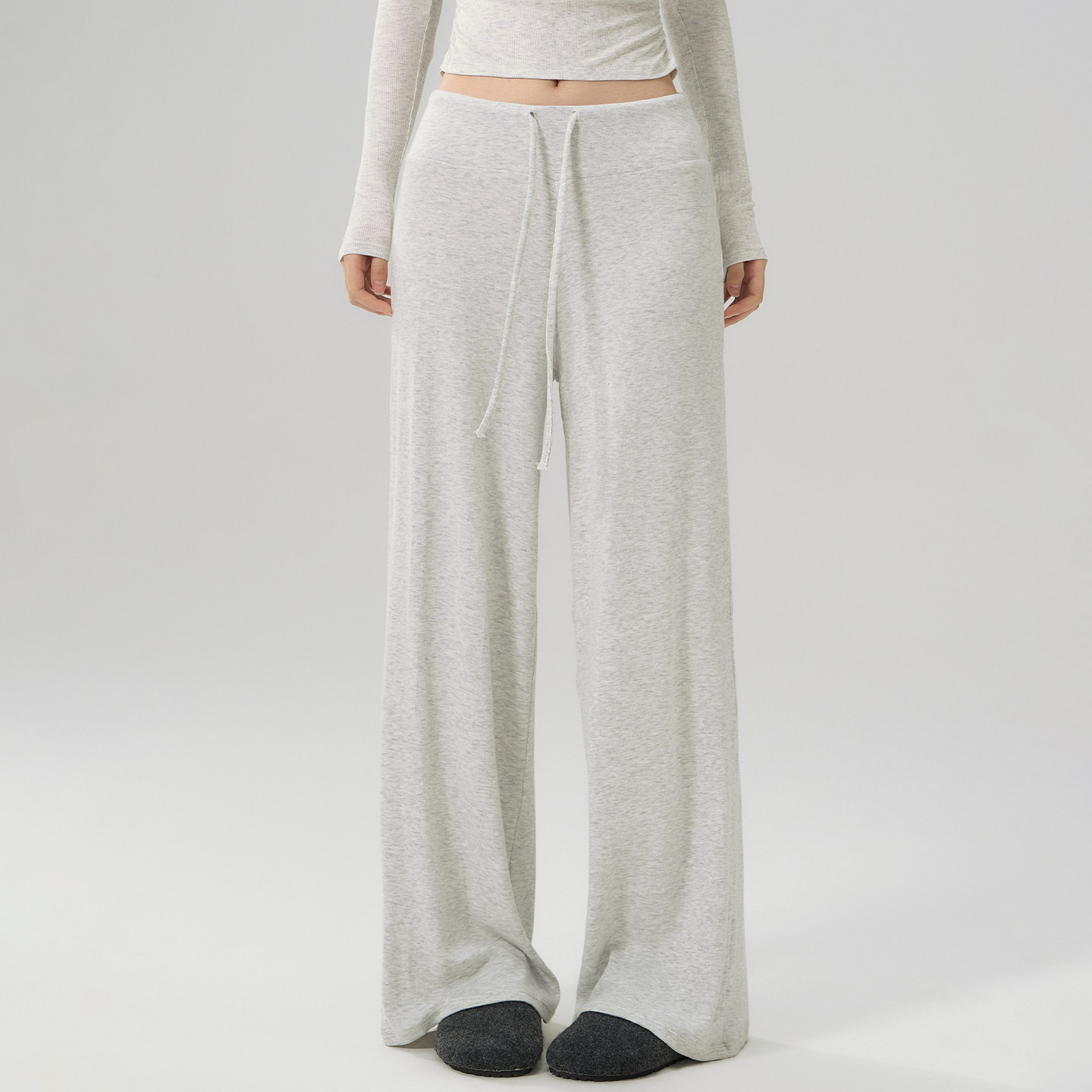 Mitaogirl裸感瑜伽裤女宽松保暖运动长裤户外跑步直筒健身阔腿裤,淘宝优惠券,粉丝福利购,淘宝优惠卷