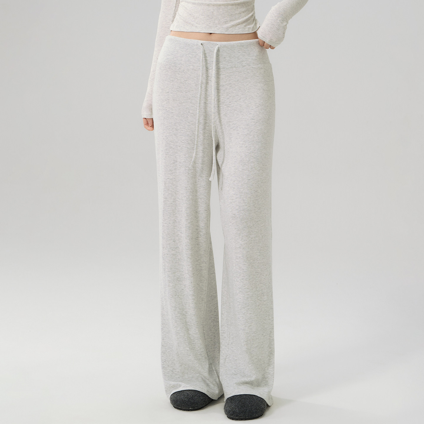 Mitaogirl裸感瑜伽裤女宽松保暖运动长裤户外跑步直筒健身阔腿裤,淘宝优惠券,粉丝福利购,淘宝优惠卷