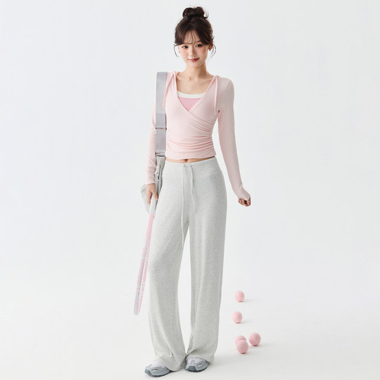 Спортивный топ Mitaogirl, женская одежда для похудения, одежда для йоги, накидка, тренировочная одежда для пилатеса с длинными рукавами, одежда для фитнеса