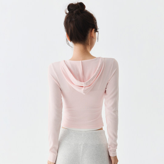 Спортивный топ Mitaogirl, женская одежда для похудения, одежда для йоги, накидка, тренировочная одежда для пилатеса с длинными рукавами, одежда для фитнеса