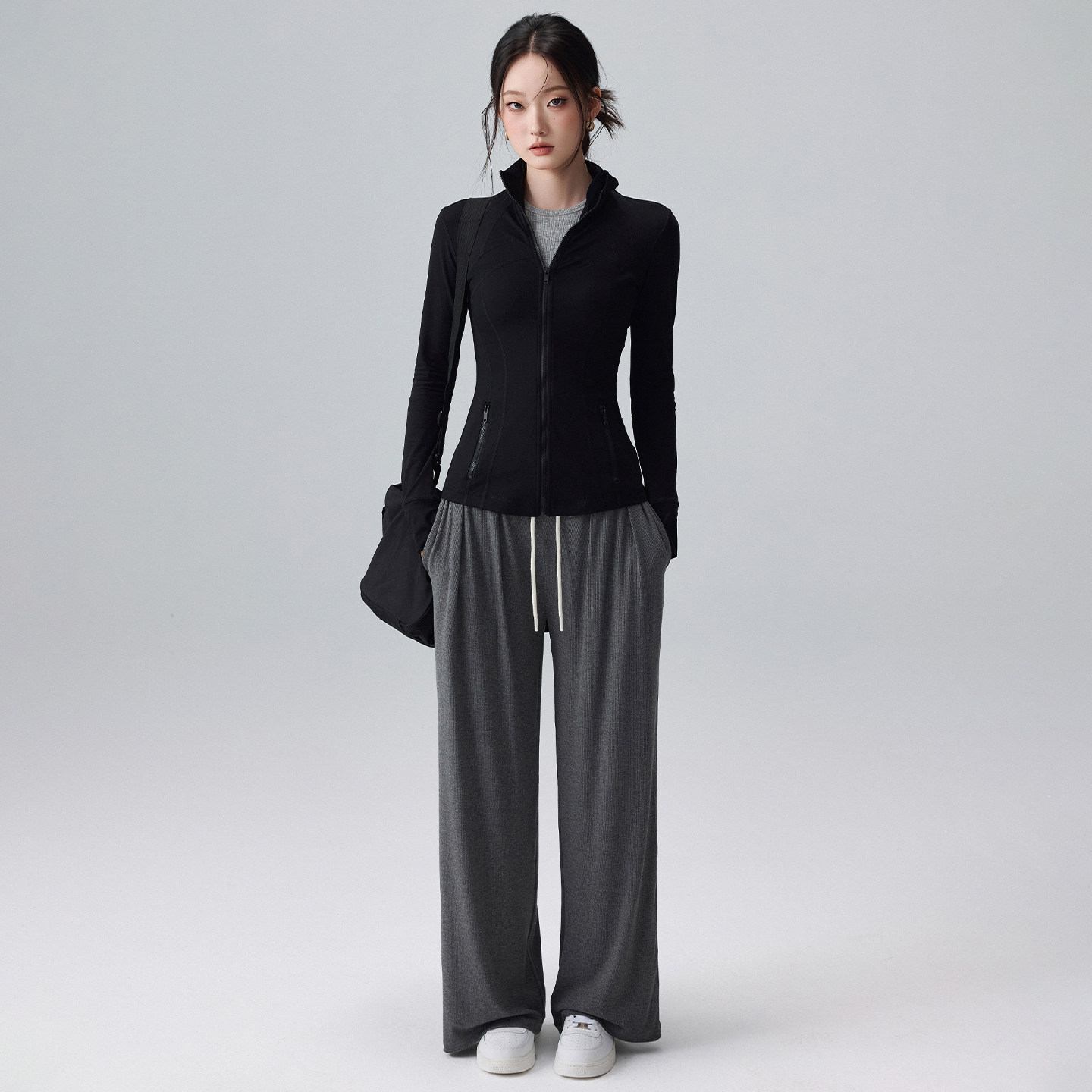 Mitaogirl长袖运动外套女立领户外跑步骑行健身上衣修身瑜伽服,淘宝优惠券,粉丝福利购,淘宝优惠卷