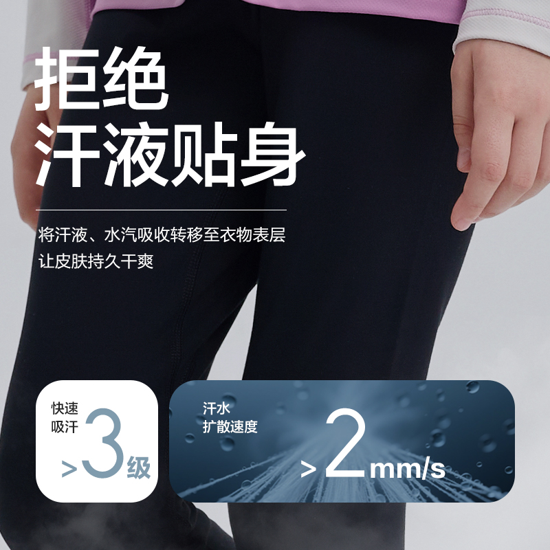 【balaOne】巴拉巴拉童装女童打底裤儿童裤子秋季2025速干瑜伽裤 - 图1