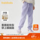 巴拉巴拉童装男童加绒长裤儿童裤子2025秋冬装女童运动休闲裤百搭
