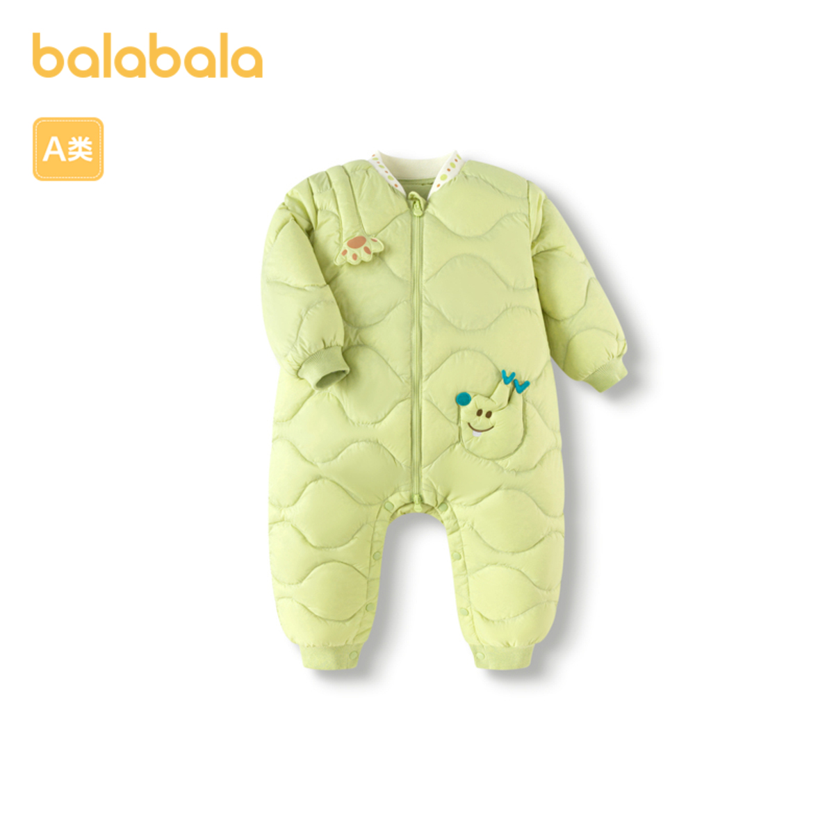 巴拉巴拉童装婴儿羽绒服连体衣宝宝男女童童装保暖造型萌趣时尚萌 - 图3