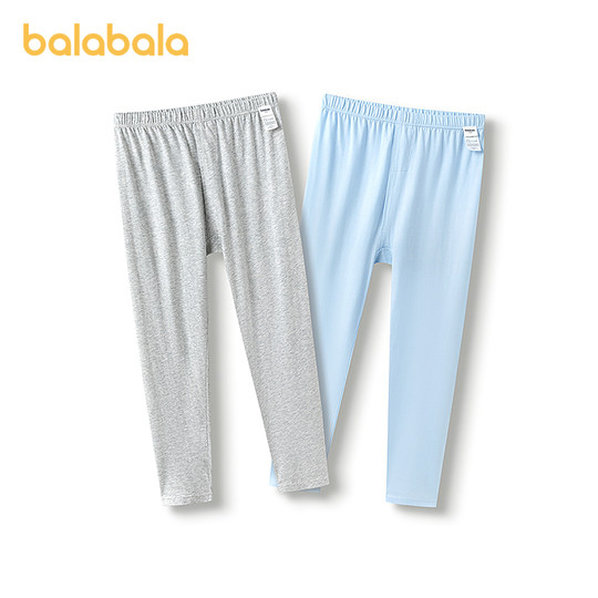 Balabala leggings, men's and women's warm pants two-pack