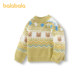 巴拉巴拉童装男童毛衣儿童冬季新款提花针织衫宝宝洋气内搭上衣萌