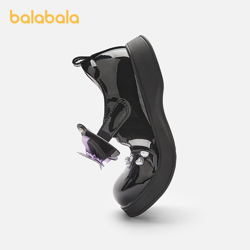 【库洛米】巴拉巴拉童鞋女童公主鞋2025新款春秋玛丽珍儿童小皮鞋,淘宝优惠券,粉丝福利购,淘宝优惠卷