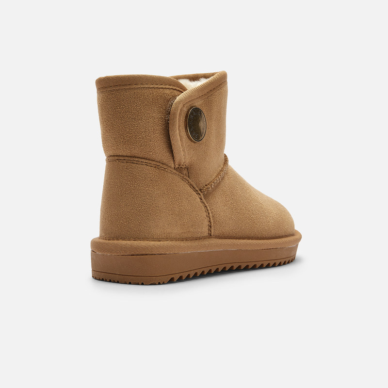 巴拉巴拉童鞋儿童雪地靴男童女童中筒加厚加绒冬季靴子防滑潮舒适