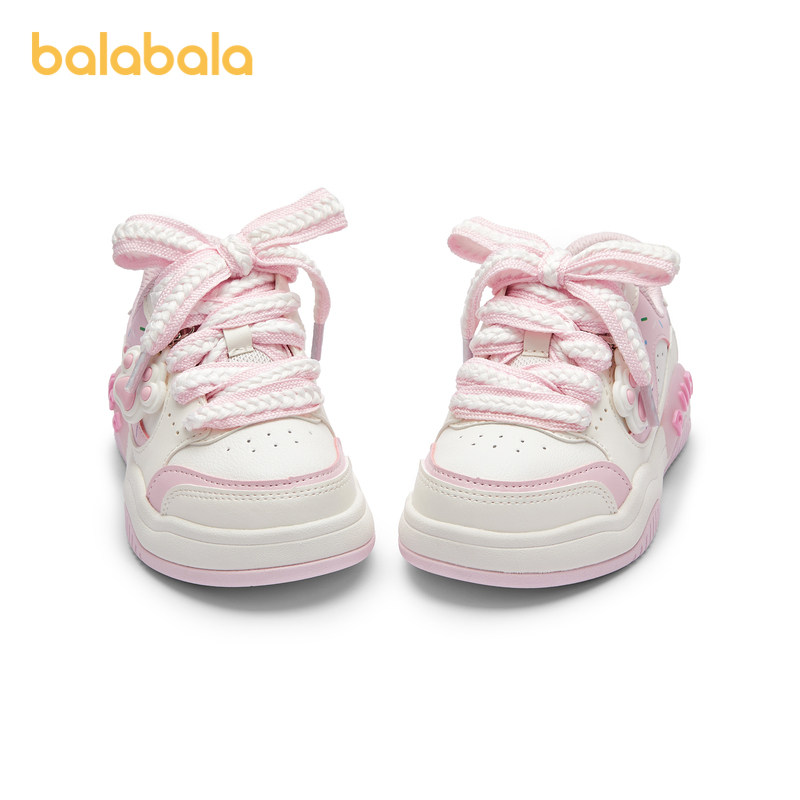巴拉巴拉童鞋儿童板鞋女童轻便透气低帮鞋子秋季软底休闲鞋魔术贴,淘宝优惠券,粉丝福利购,淘宝优惠卷
