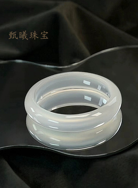 老凤详正品玉髓手镯女玛瑙透高冰