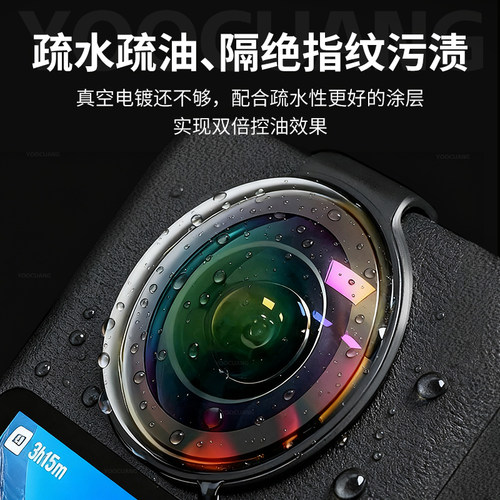适用大疆osmo360钢化玻璃镜头保护镜运动相机防爆防刮高清配件 - 图0