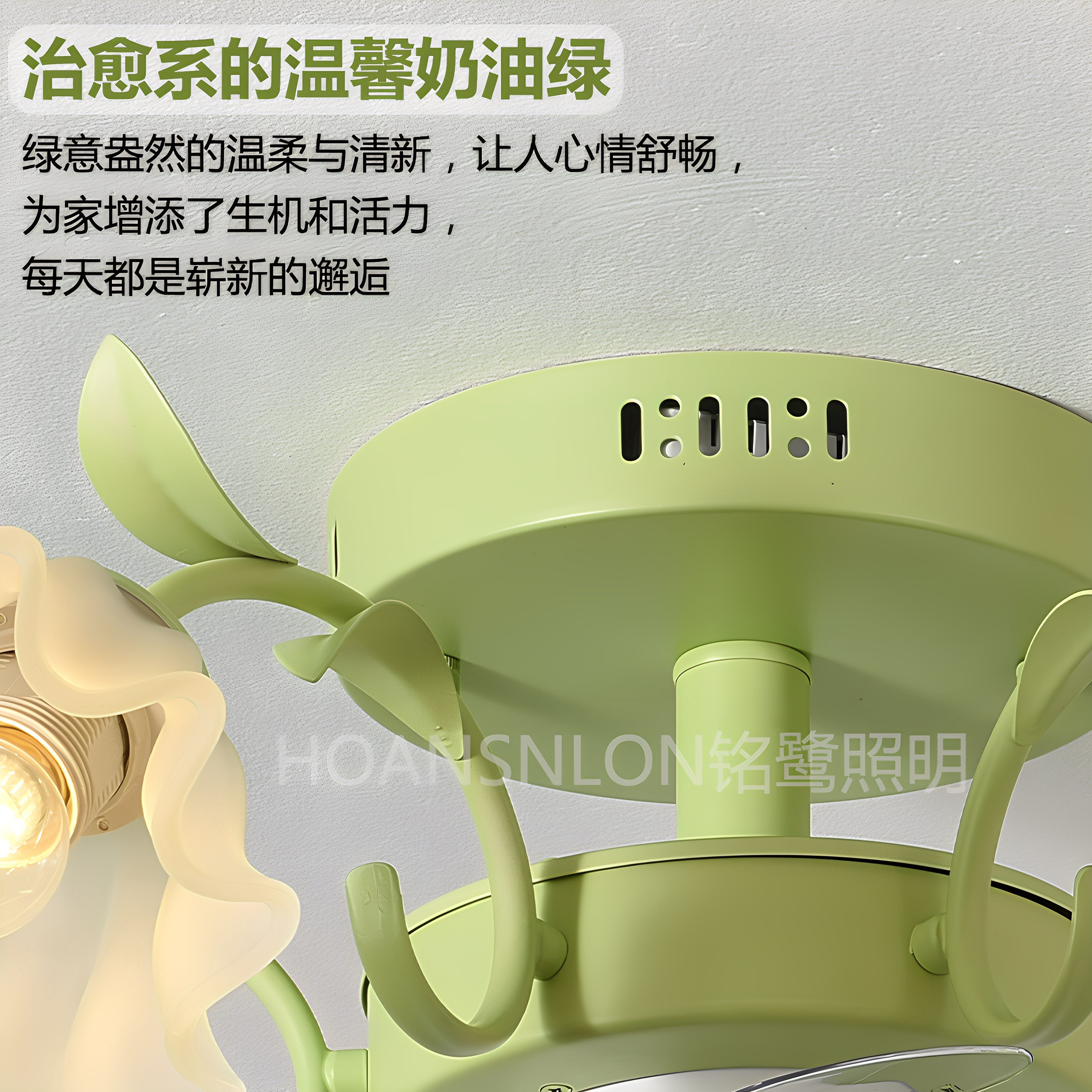 2025客厅吊灯静音摇头风扇灯法式铃兰花朵田园乡村餐厅吊扇灯,淘宝优惠券,粉丝福利购,淘宝优惠卷