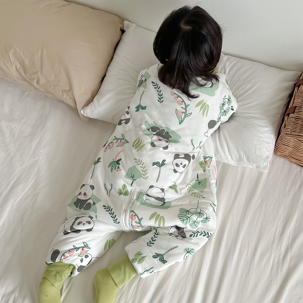 儿童连体睡衣秋冬季防着凉宝宝分腿睡袋夹棉加厚男女童纯棉连身衣,淘宝优惠券,粉丝福利购,淘宝优惠卷