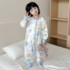 春秋款纯棉儿童连体睡衣A类男女童宝宝连身睡袋防踢被秋季家居服