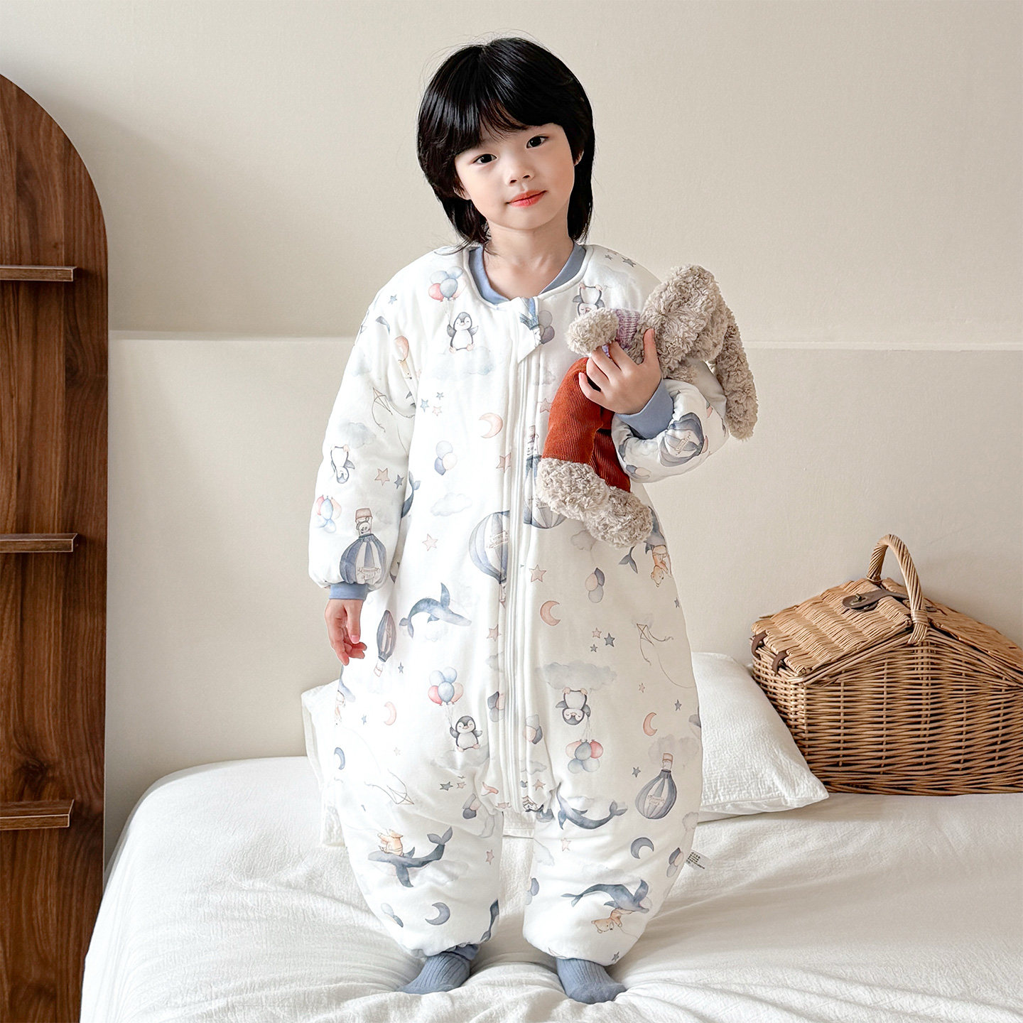 冬季加厚儿童连体睡衣夹棉防寒宝宝纯棉睡袋防着凉男童秋冬家居服,淘宝优惠券,粉丝福利购,淘宝优惠卷