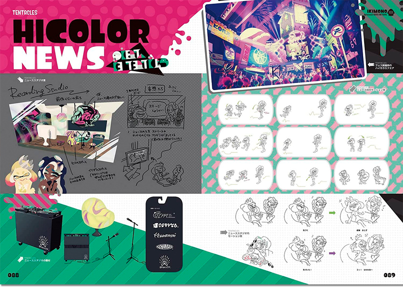 【现货】喷射战士资料设定集 Splatoon 2 ART BOOKスプラトゥーン2イカすアートブック日本进口原版-图2