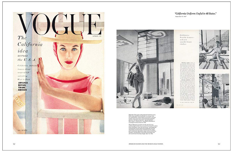 现货原版 1950s in Vogue 杰西卡戴维斯主编作品 50年代的Vogue杂志 时尚服装摄影插图探索 标志性时尚图片收录