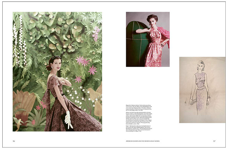 现货原版 1950s in Vogue 杰西卡戴维斯主编作品 50年代的Vogue杂志 时尚服装摄影插图探索 标志性时尚图片收录