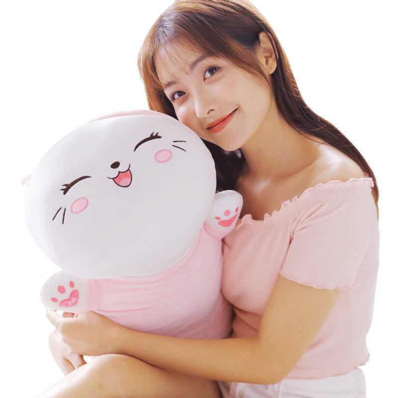 会按摩器的毛绒玩具女生睡觉抱枕 钦润家居毛绒布艺类玩具