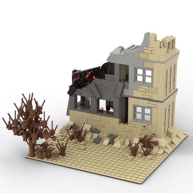 2023 new small particle building blocks for men and boys military