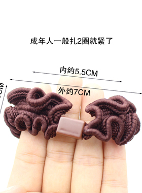 大波浪发圈韩版高弹力