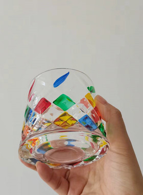 手工彩绘旋转带杯威士忌