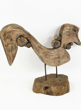 雕刻玄关客厅民宿摆件工艺品