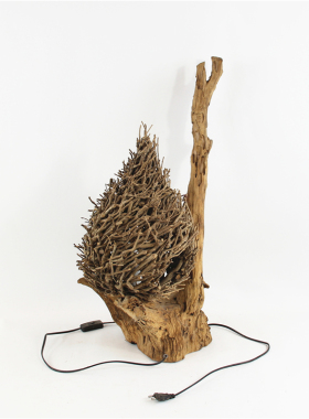 原创欧式手工木质鸟窝台灯民宿酒店咖啡厅会所工艺灯具装饰灯摆件