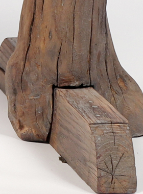 专业手工打造天然原木桌子长桌