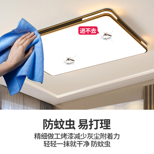 大气客厅主灯卧室餐厅灯现代简约风LED智能吸顶灯2026年新款灯具 - 图1