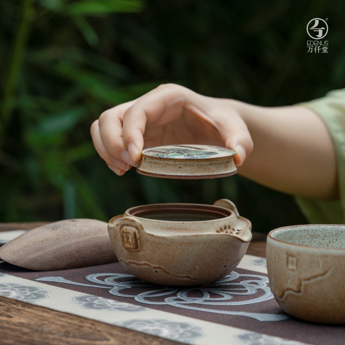 万仟堂敦煌快客杯户外旅行便携式茶具个人随身功夫茶具套装石窟颂,淘宝优惠券,粉丝福利购,淘宝优惠卷