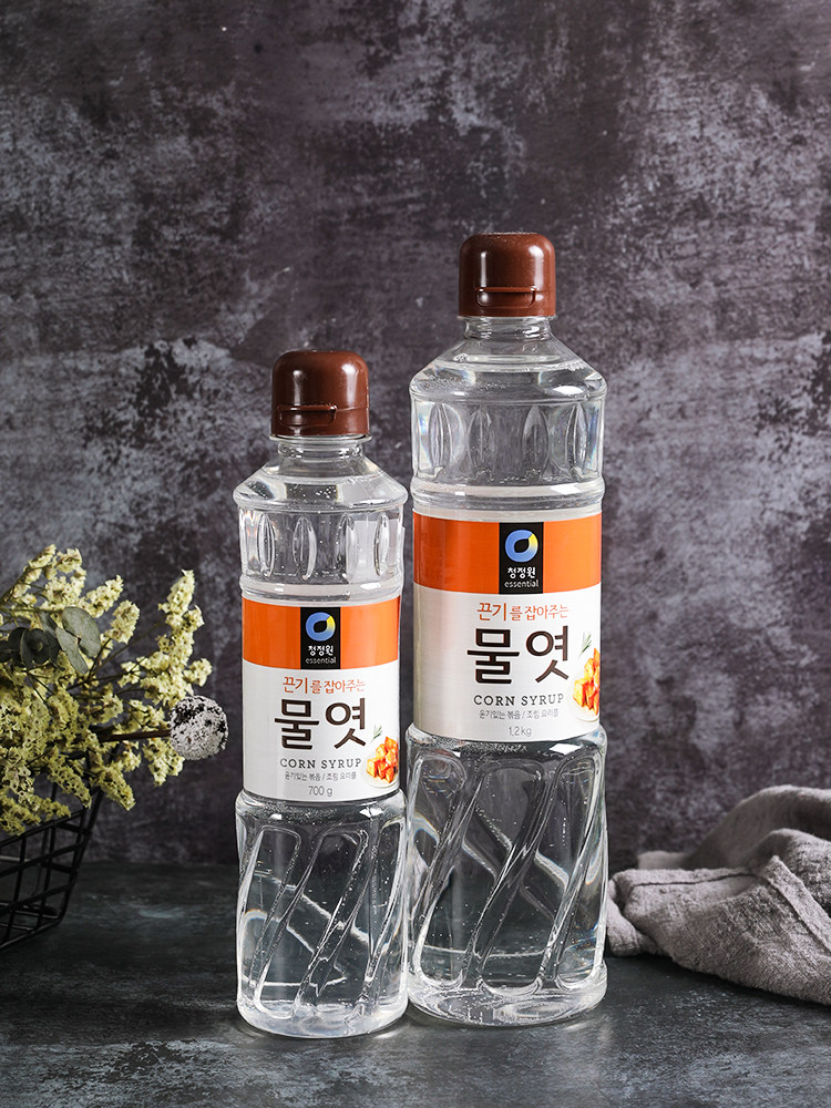 糖浆水饴韩国清净园糖稀麦芽玉米糖浆水怡麦芽糖稀牛轧糖烘焙原料_虎窝淘