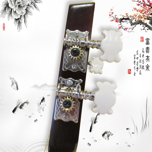 木森乐器正品洋声朗明蟒皮边助琴秦琴乐器班卓四弦蝴蝶琴民族乐器 - 图2