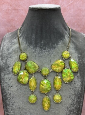 【1-21】欧美度假风夸张款个性短款项链宴会配饰嘻哈朋克风锁骨链