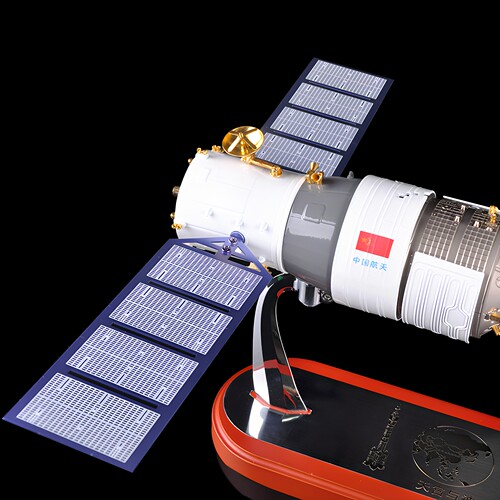 合金天宫二号和神舟十一号模型对接神舟11号火箭航天飞船模型礼品 - 图2