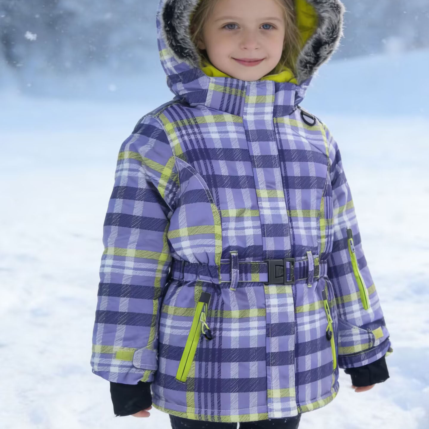 出口单加厚保暖滑雪服儿童中大童冲锋衣女童加厚防风外套4-6-8-16,淘宝优惠券,粉丝福利购,淘宝优惠卷