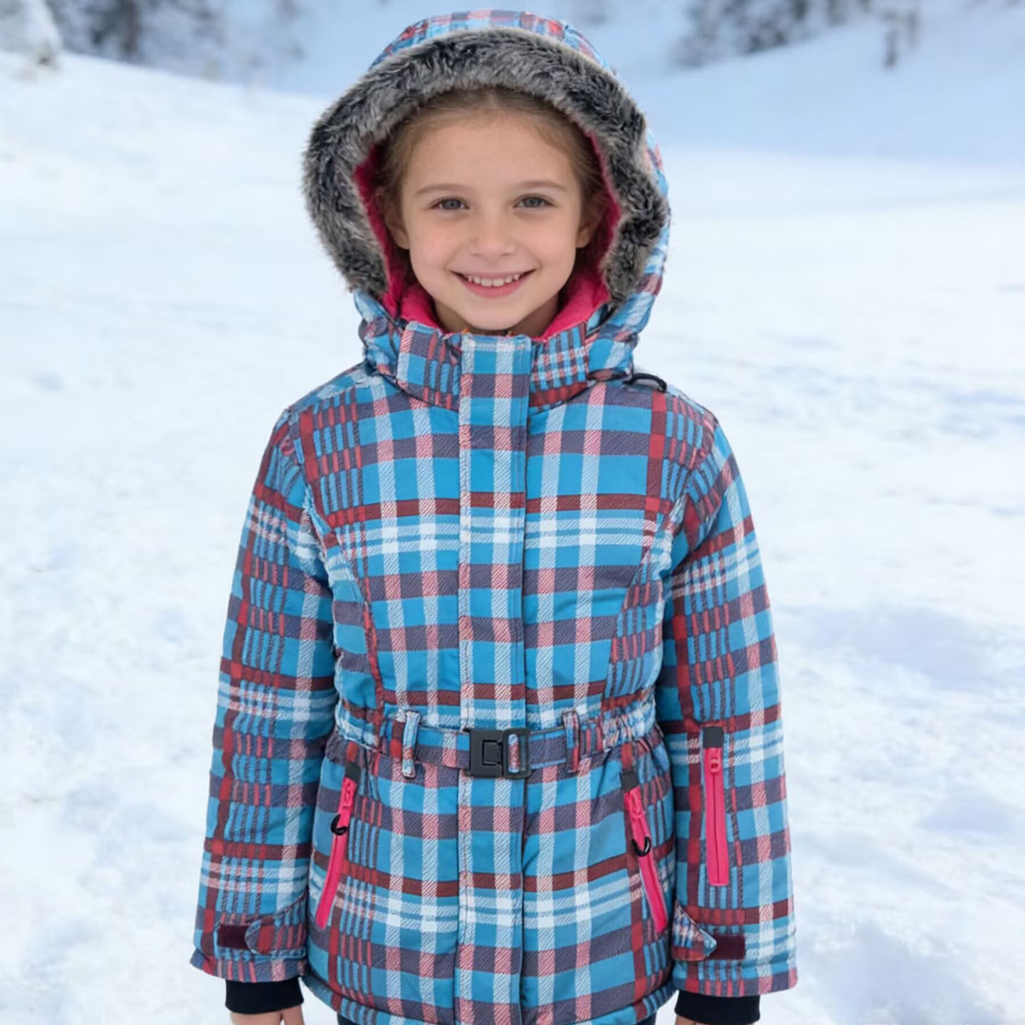 出口单加厚保暖滑雪服儿童中大童冲锋衣女童加厚防风外套4-6-8-16,淘宝优惠券,粉丝福利购,淘宝优惠卷