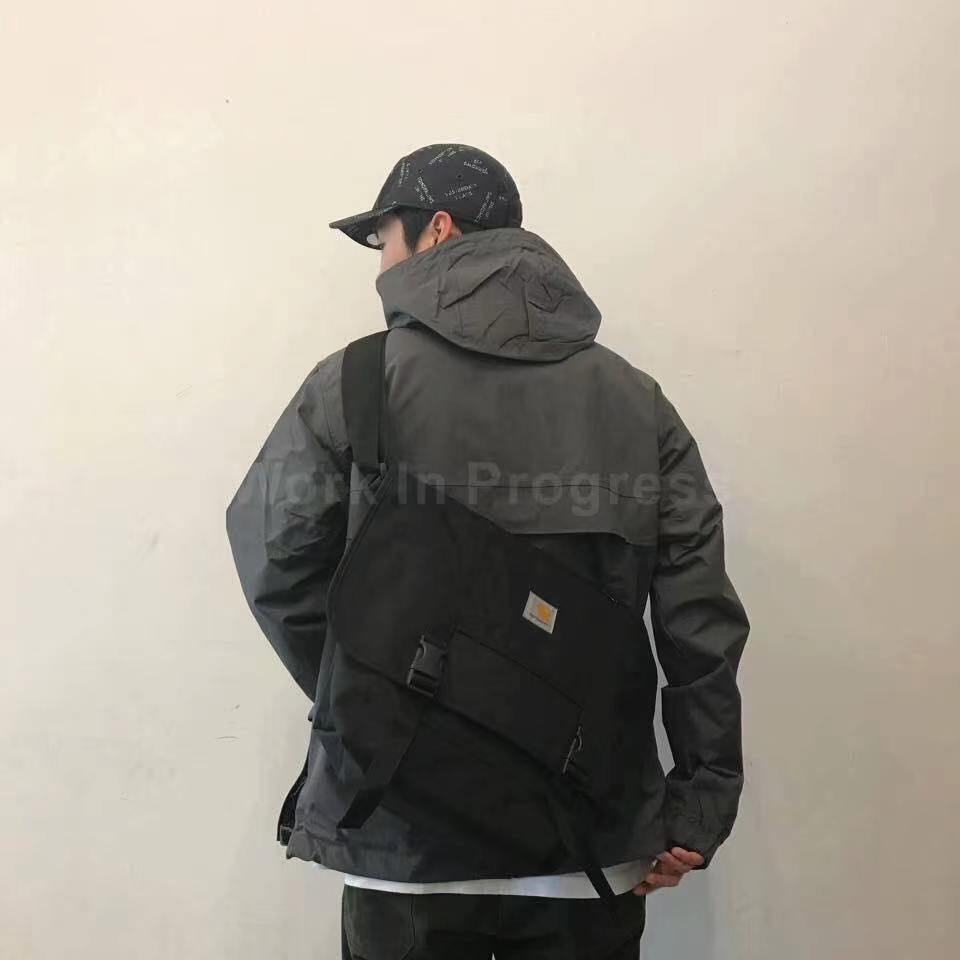 MAD姐卡哈特 WIP邮差包单肩包工装斜挎包书包背包carhartt wip-图2