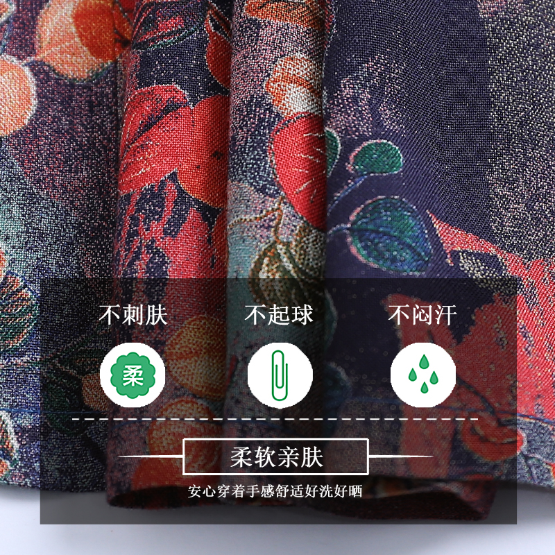 中老年人夏装女奶奶装纯棉绸套装60岁70妈妈短袖开衫老人太太衣服 - 图2