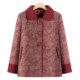 Grandma's autumn and winter coat, middle-aged and elderly women's fleece top