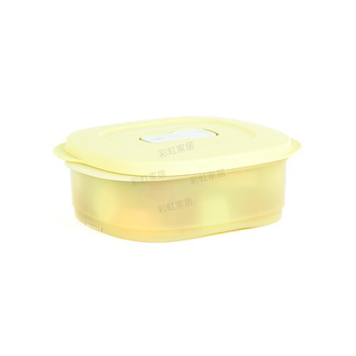 特百惠500ml微波层叠纤巧方盒 家用食物分装盒冰箱冷藏密封保鲜盒 - 图2