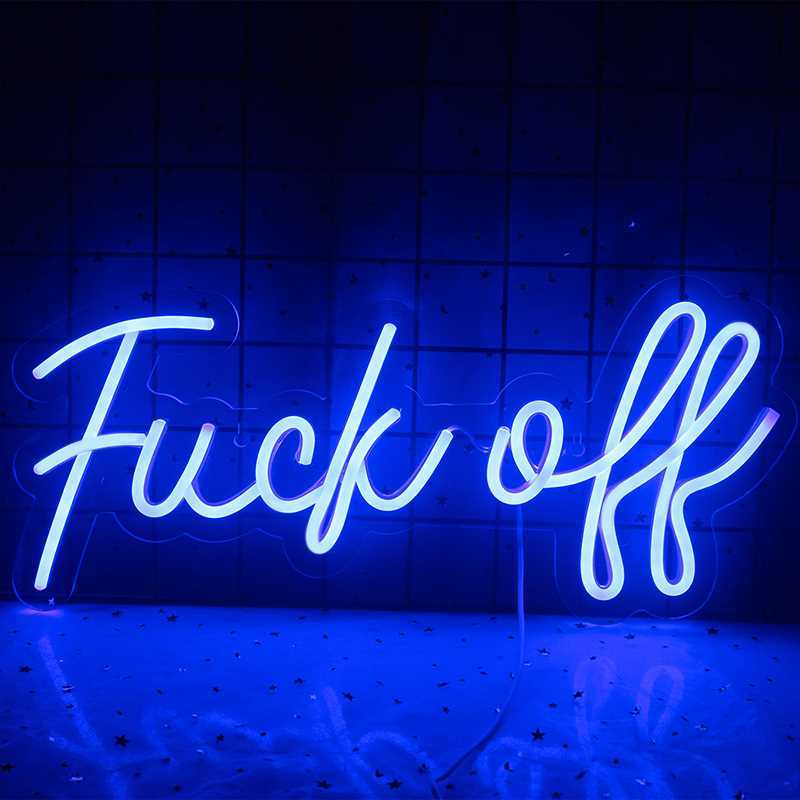 Wanxing Neon Led Neon Sign Light Super Cool Words Funny Neon - 图0