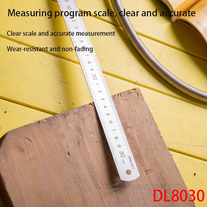 DL8030 Steel Ruler Specification: 330mmx25mm Stainless Steel - 图3