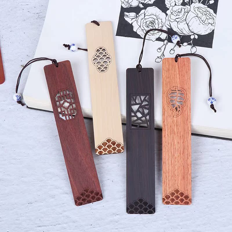 14.2*3*0.2cm High quality 1pcs Chinese style retro bookmarks - 图1