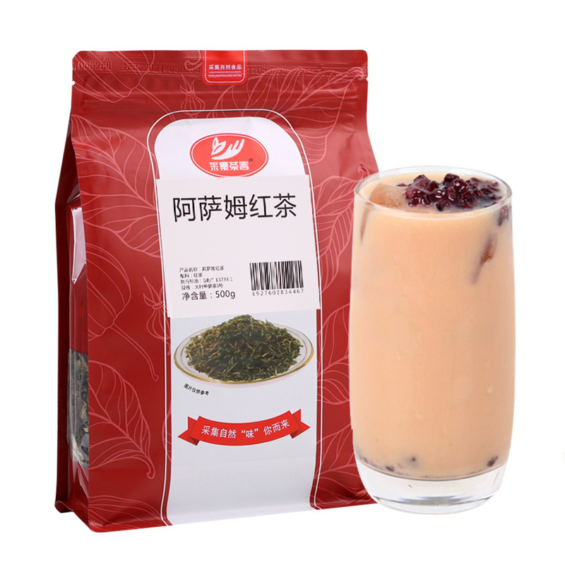 500g散装阿萨姆红茶CTC颗粒拼配碎茶叶 台式奶茶店原料有锡兰红茶 - 图3