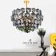 Light luxury post-modern art round crystal chandelier