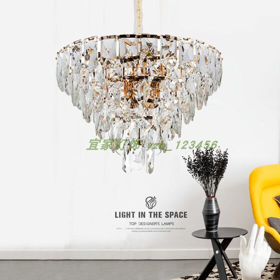 2021 New Postmodern Crystal Living Room and Dining Room Chandelier