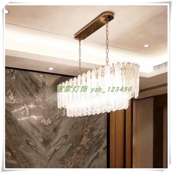 Light luxury post-modern style Italian handmade art chandelier