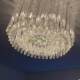 French Murano Murano handmade crystal glass chandelier light luxury middle-aged restaurant bedroom study living room lamp