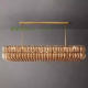 North America rh chiara American simple post-modern light luxury Hong Kong style ins island Taiwanese restaurant crystal glass chandelier